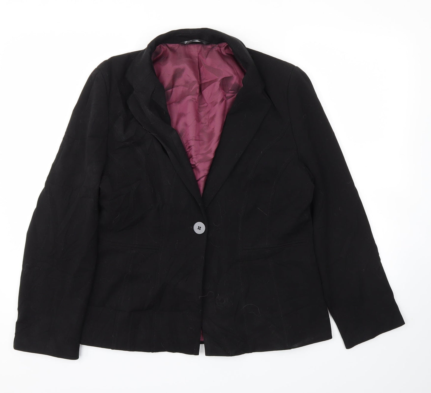 BHS Womens Black   Jacket Blazer Size 14