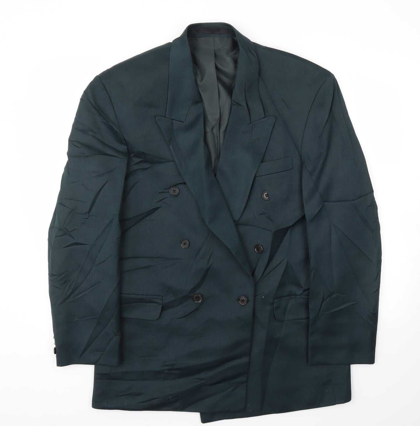 Mens UK Size 40 BURTON Regular Green Suit Jacket