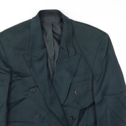 Mens UK Size 40 BURTON Regular Green Suit Jacket