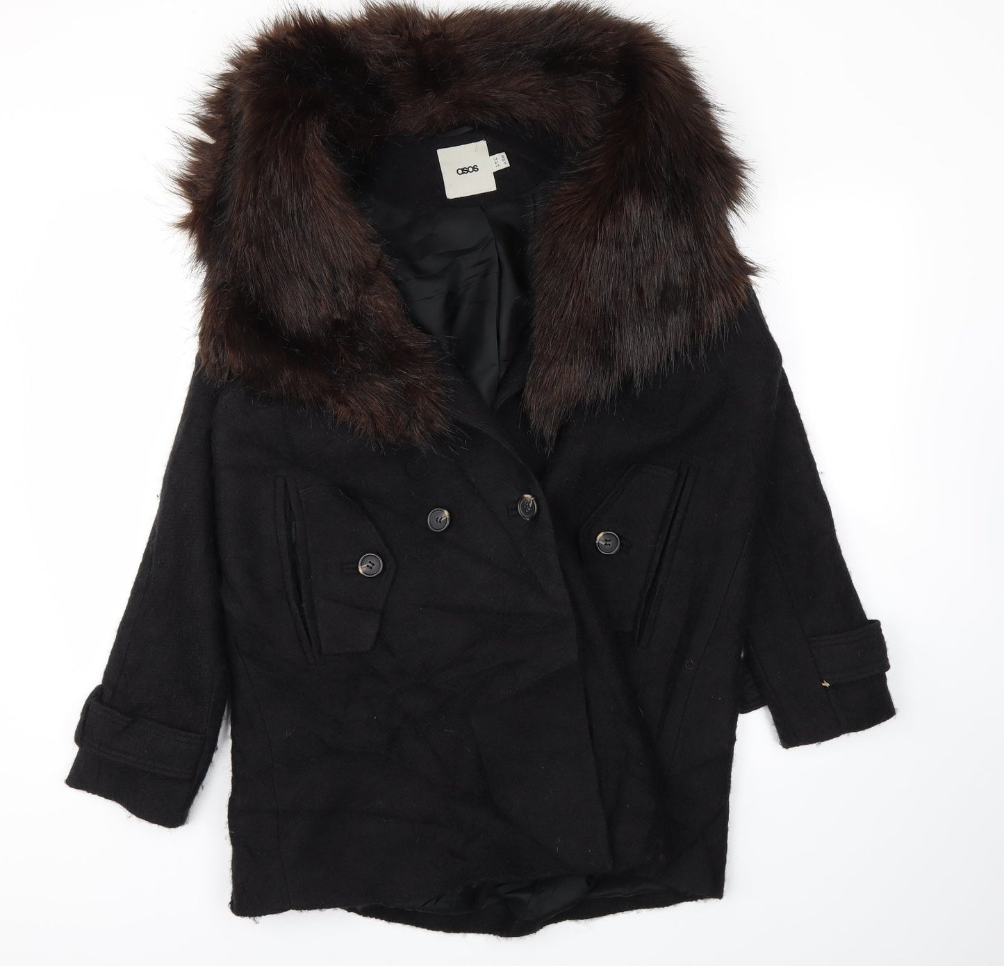 Womens UK Size 10 ASOS Black Jacket