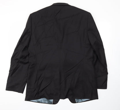 jhon lewis Mens Black   Jacket Blazer Size 44