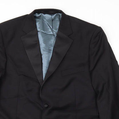 jhon lewis Mens Black   Jacket Blazer Size 44