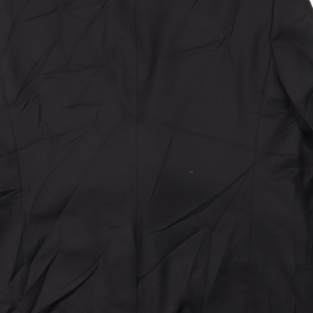 jhon lewis Mens Black   Jacket Blazer Size 44