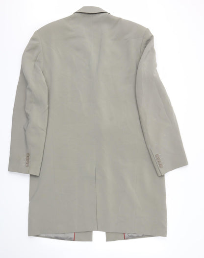 DEVICE Womens Green   Overcoat Coat Size 40