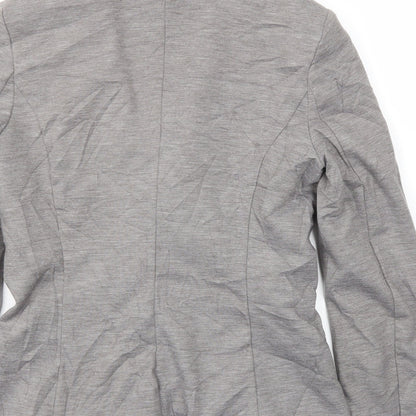 H&M Womens Grey   Jacket Blazer Size 8