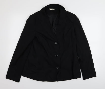 Asda George Womens Black   Jacket Blazer Size 12
