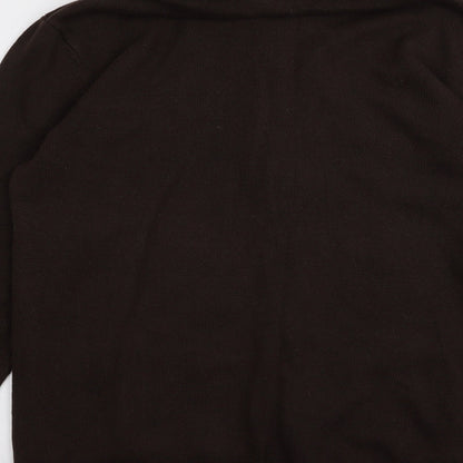 Preworn Mens Brown   Full Zip Jumper Size XL