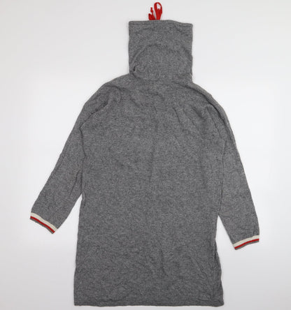 Benedetta B Womens Grey   Jumper Dress  Size S