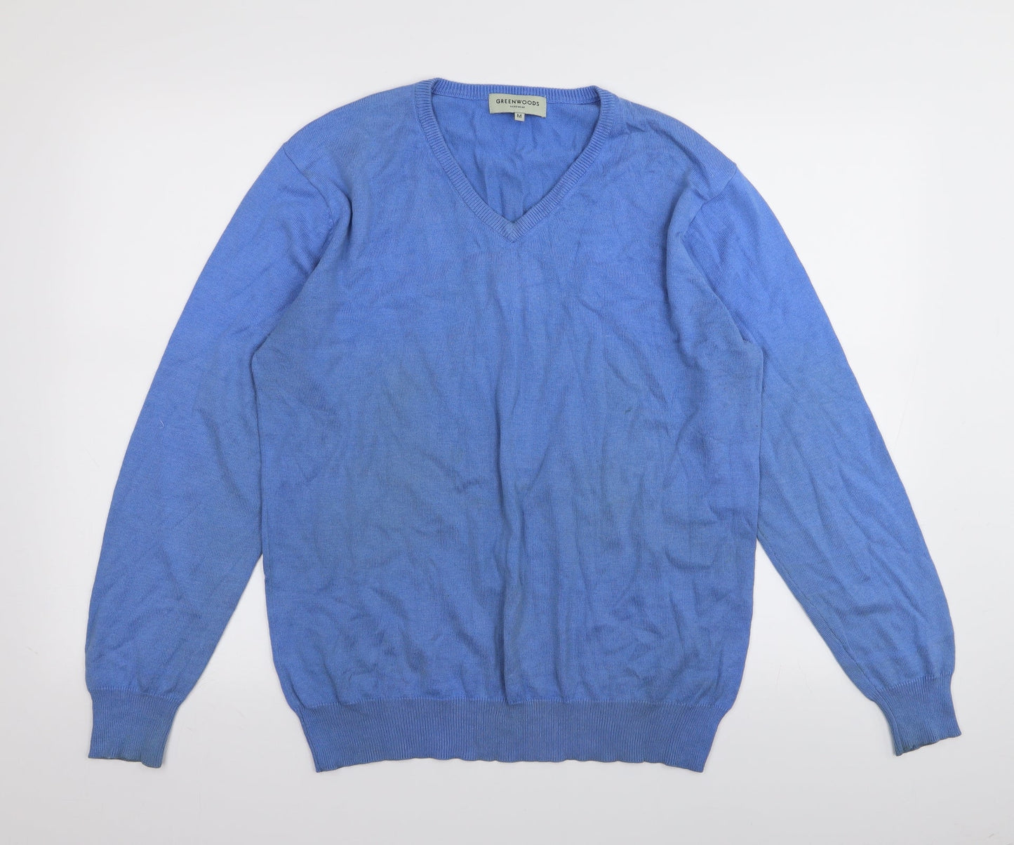 Greenwoods Mens Blue   Pullover Jumper Size M