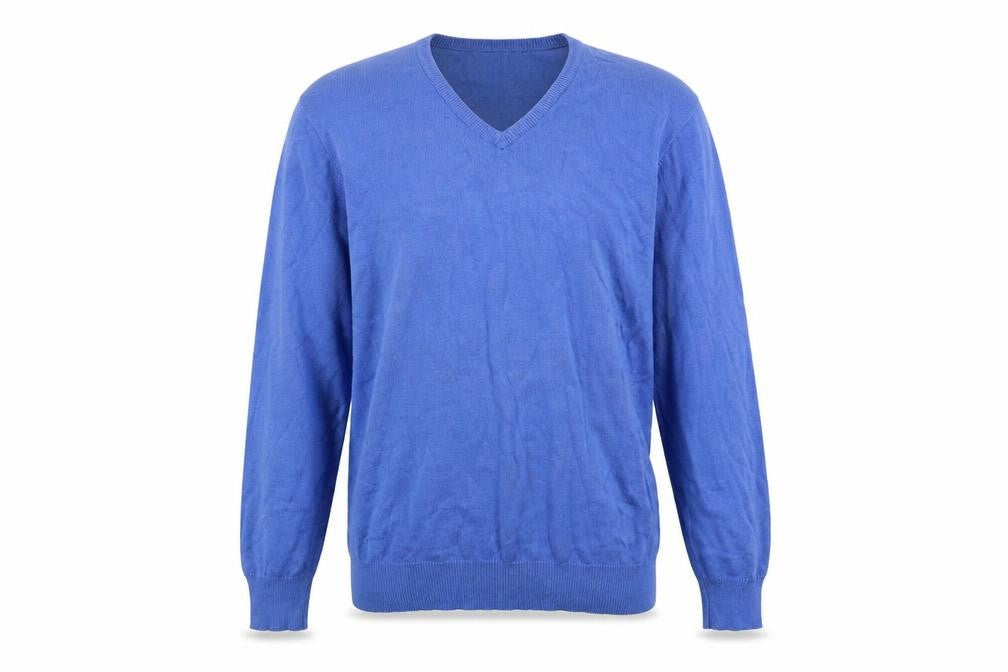 Mens UK Size M Greenwoods Blue Pullover Jumper