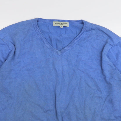 Greenwoods Mens Blue   Pullover Jumper Size M