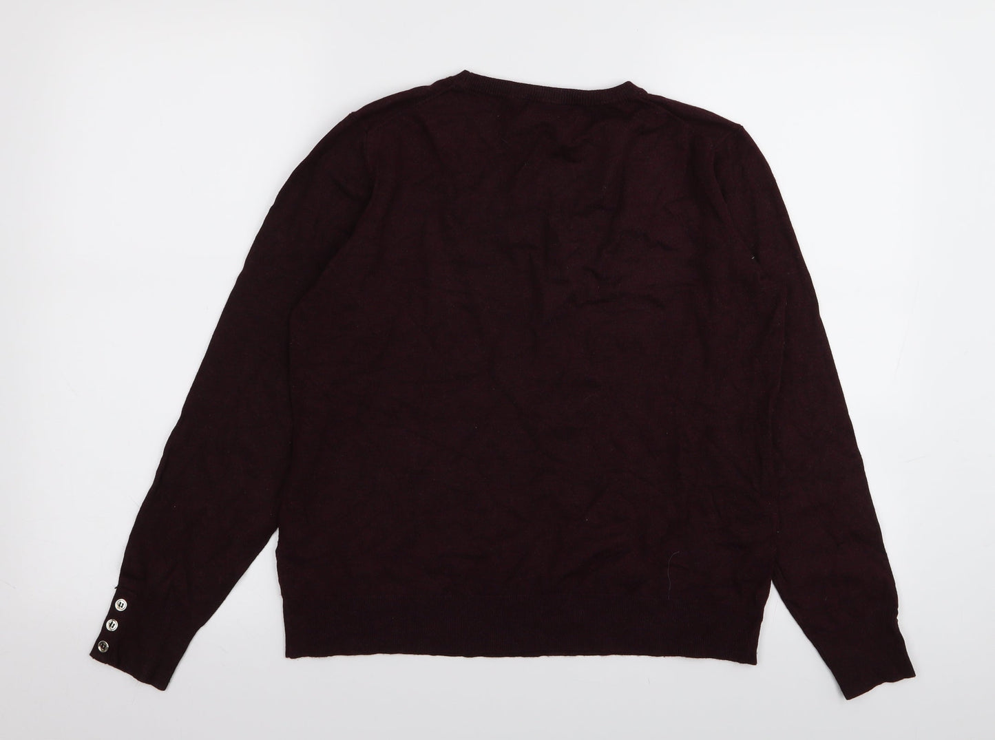 Warehouse Womens Purple   Pullover Jumper Size 14