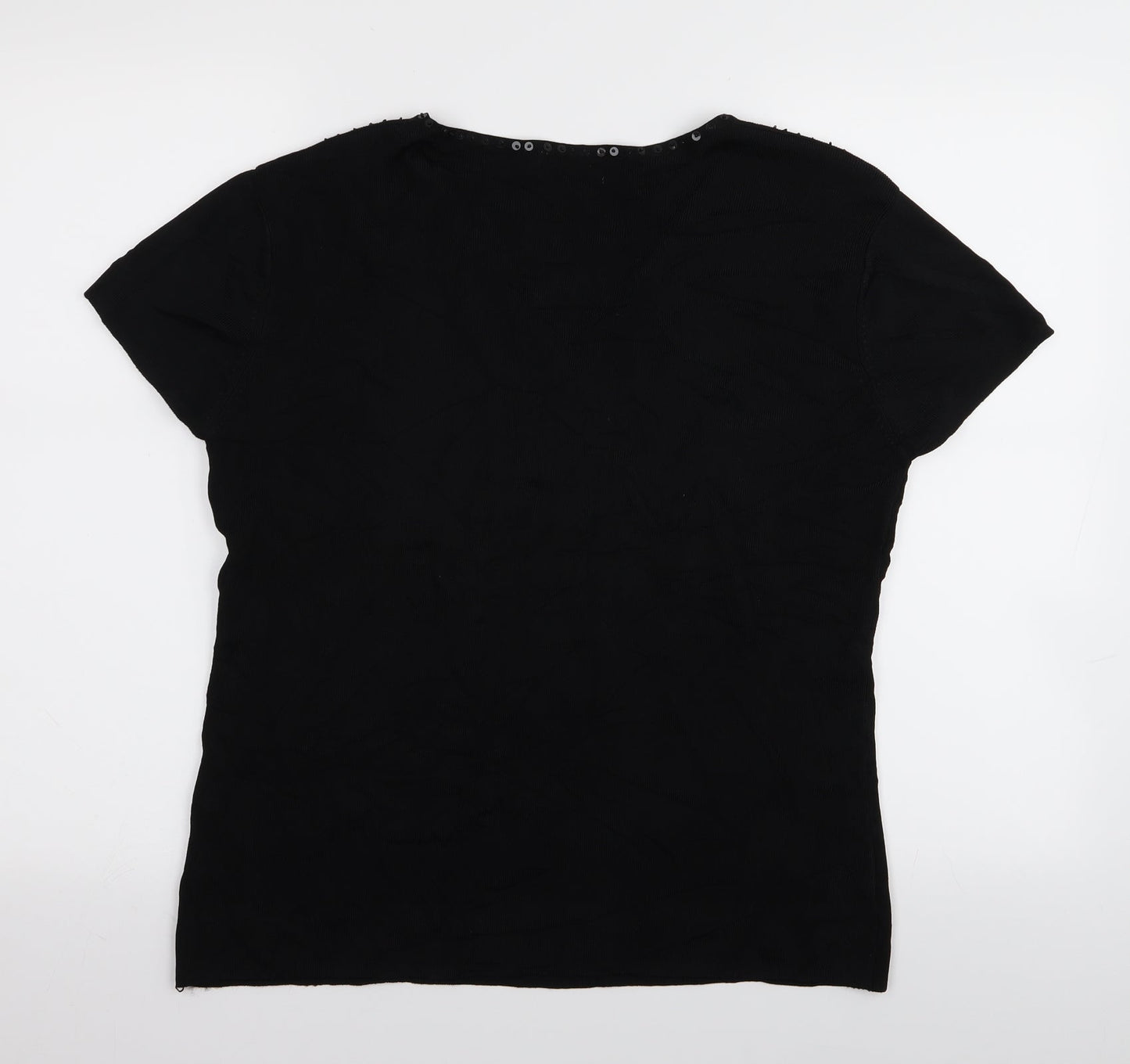Key West Womens Black   Basic T-Shirt Size XL
