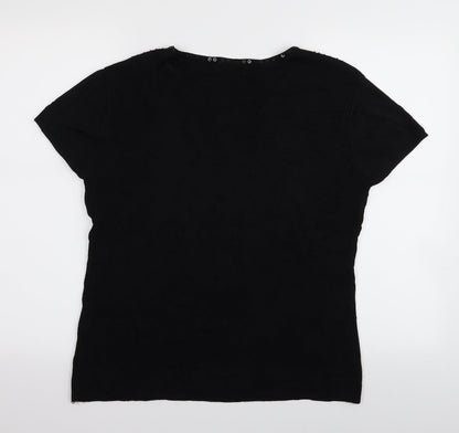 Key West Womens Black   Basic T-Shirt Size XL