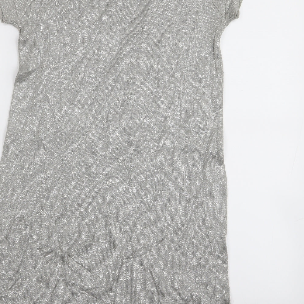 River Island Womens Silver   A-Line  Size 12
