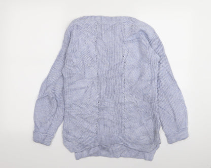 M&S Womens Blue   Pullover Jumper Size S
