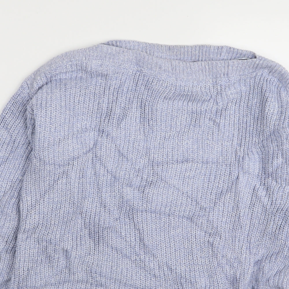 M&S Womens Blue   Pullover Jumper Size S