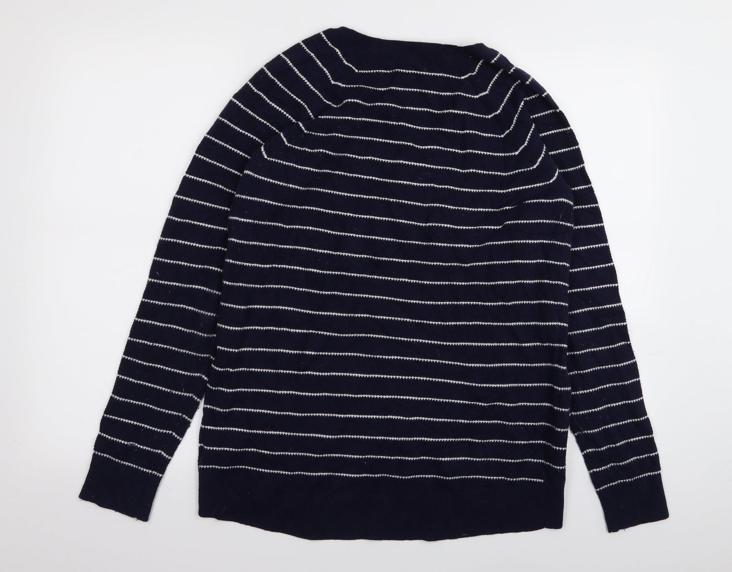 Gap Mens Blue Striped  Pullover Jumper Size M