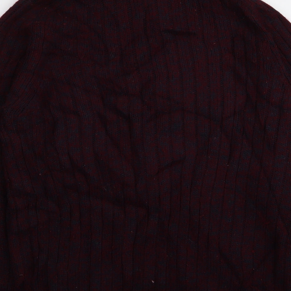 M&S Mens Red   Pullover Jumper Size M