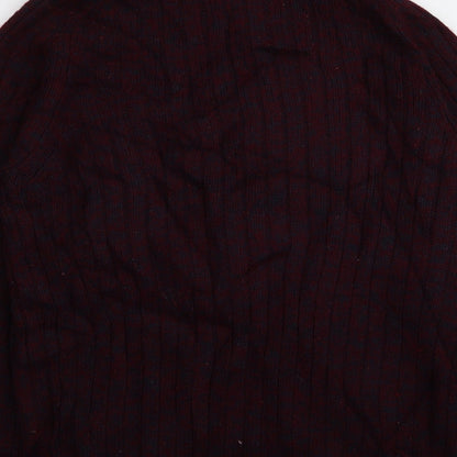 M&S Mens Red   Pullover Jumper Size M