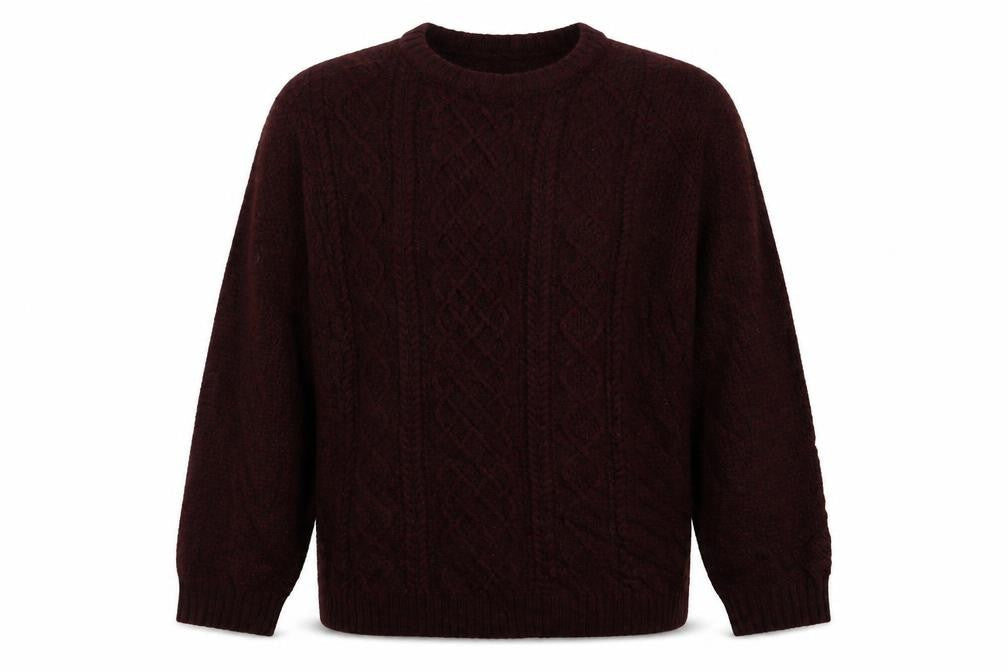 Mens UK Size L Easy Red Pullover Jumper