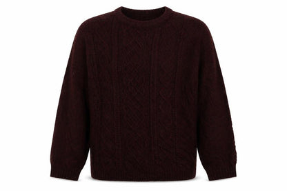 Mens UK Size L Easy Red Pullover Jumper