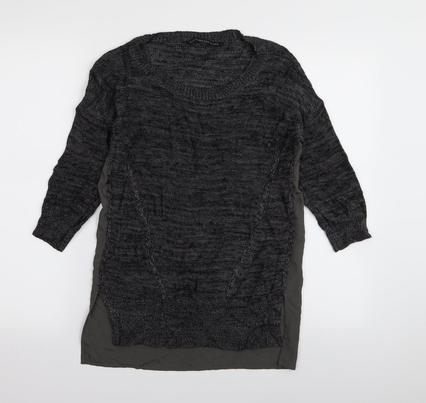 Betty Jackson Black Womens Black   Pullover Jumper Size 8