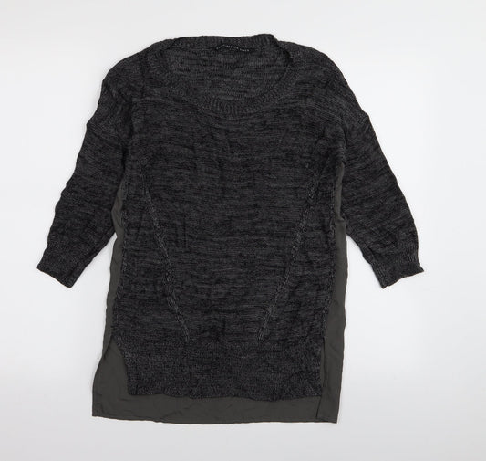 Additional front view of Betty Jackson Black women’s black jumper, size UK 8