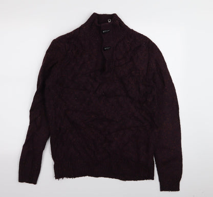 RJR.John Rocha Mens Purple   Pullover Jumper Size S