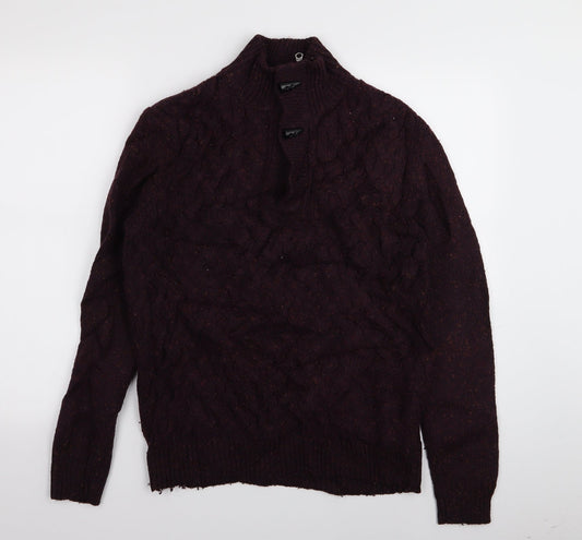 RJR.John Rocha Mens Purple   Pullover Jumper Size S