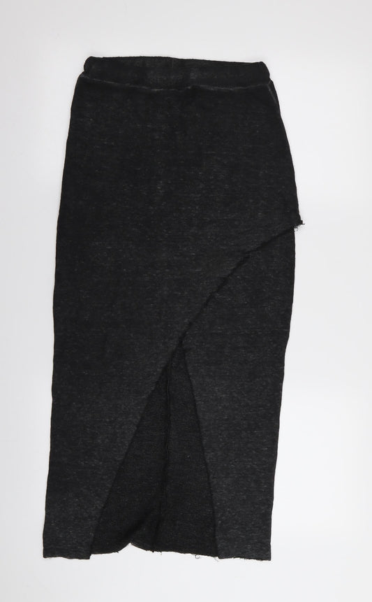 H&M Womens Grey   Straight & Pencil Skirt Size XS  - Stretch waistband