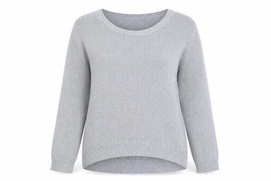 BHS Womens Silver  Knit Pullover Jumper Size 16