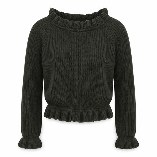 Select Womens Green  Knit Pullover Jumper Size 10