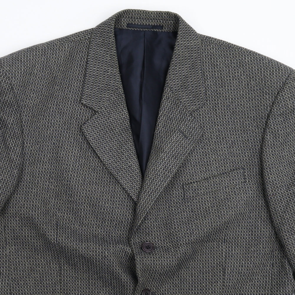 Mens UK Size 42 Greenwoods Regular Grey Suit Jacket
