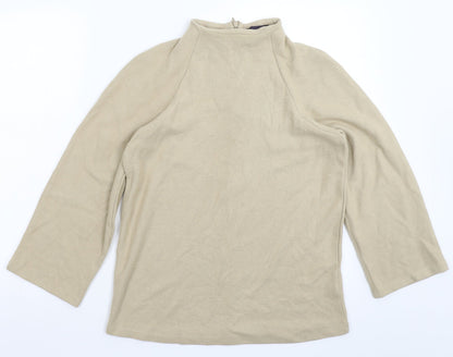 Marks & Spencer Womens Beige   Pullover Jumper Size 12