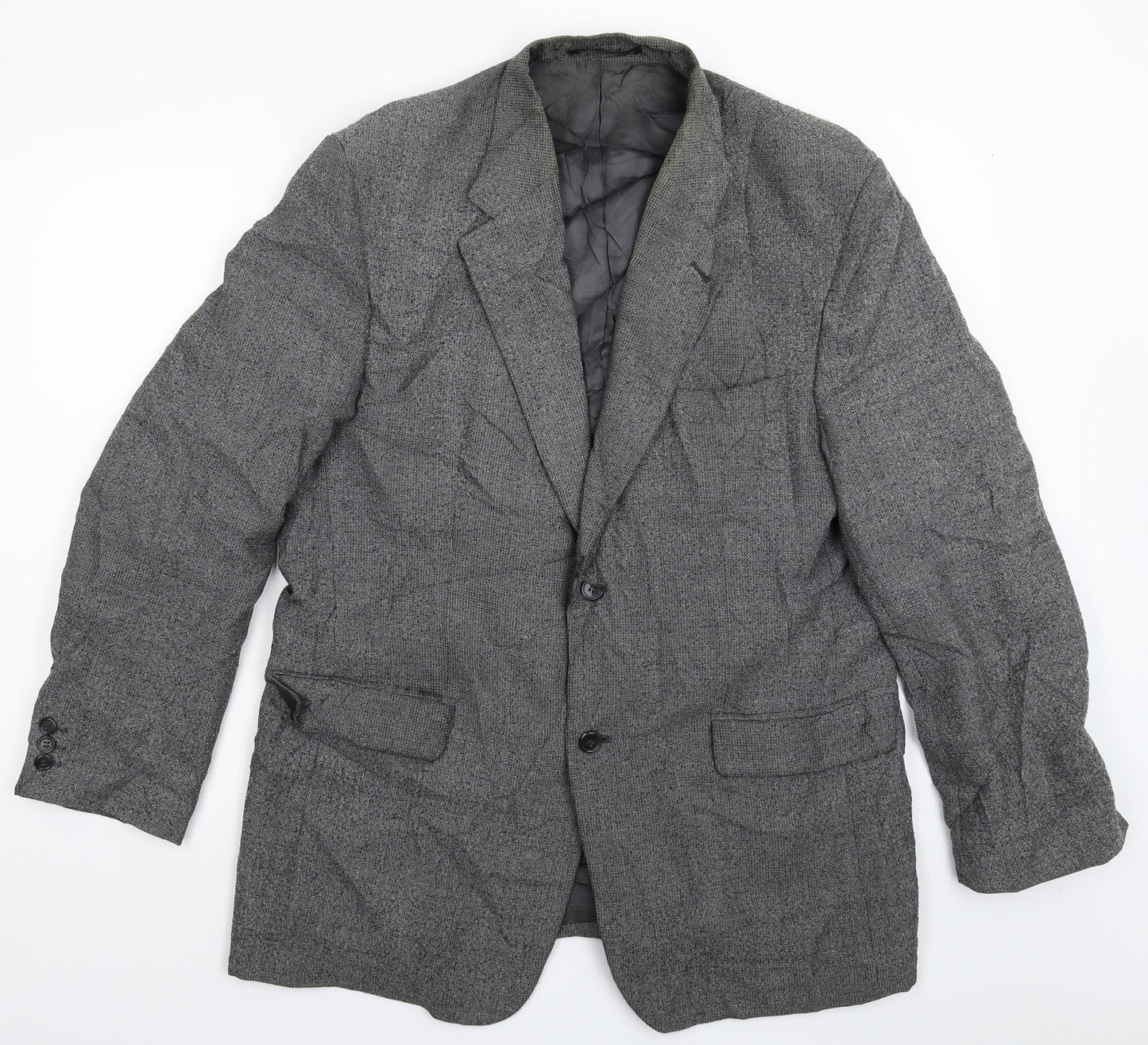 Mens UK Size 44 Preworn Regular Grey Suit Jacket