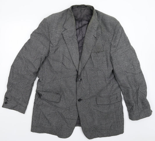 Mens UK Size 44 Preworn Regular Grey Suit Jacket