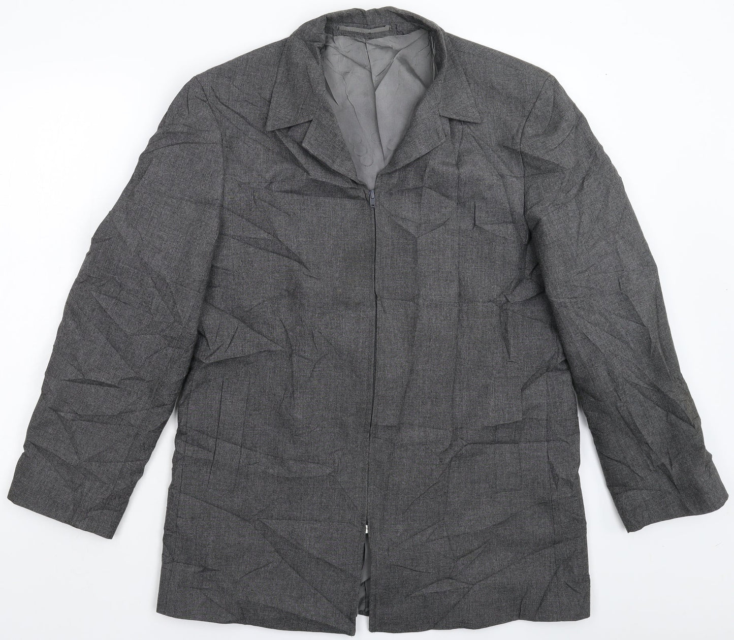 Mens UK Size M Tom Wolfe Grey Jacket