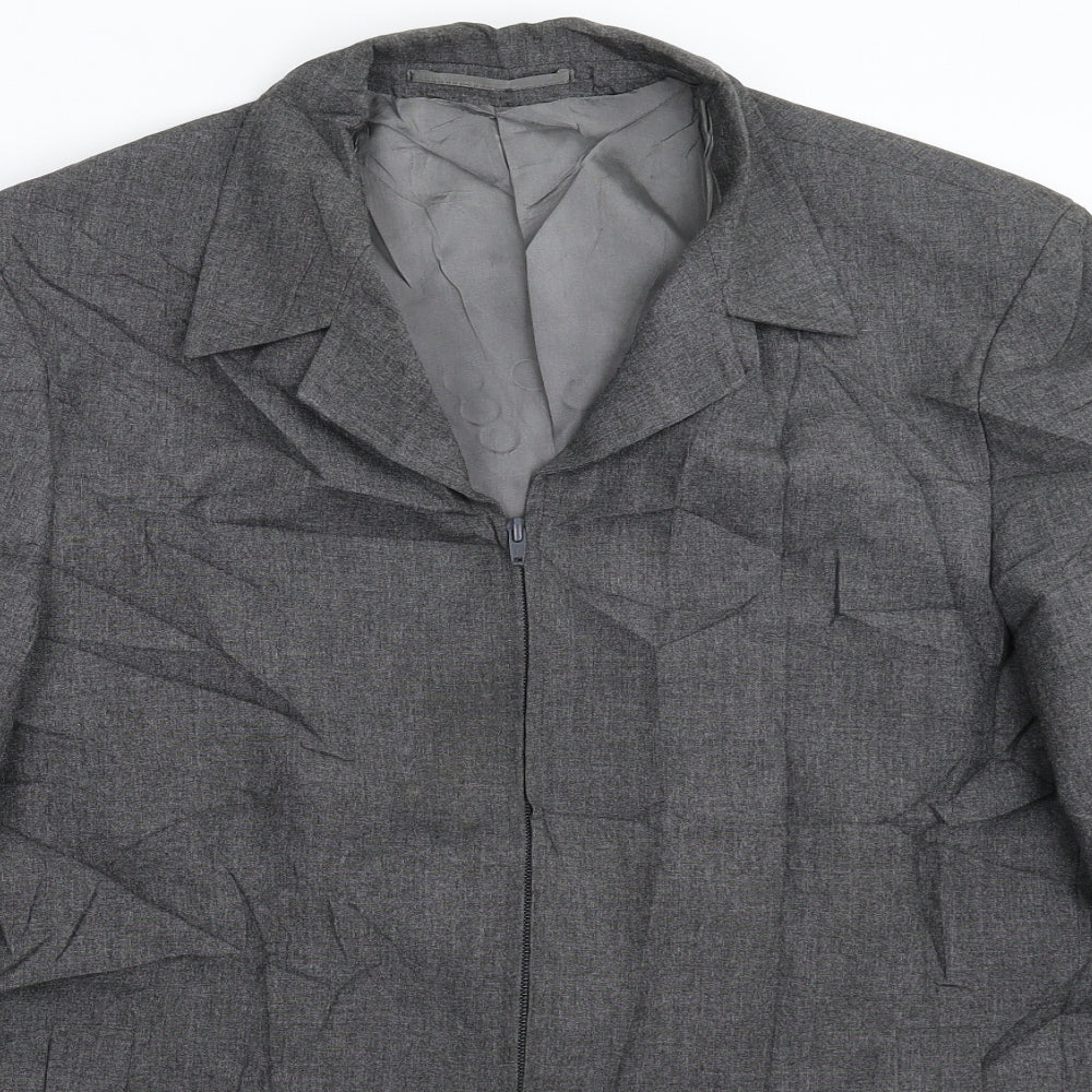 Mens UK Size M Tom Wolfe Grey Jacket