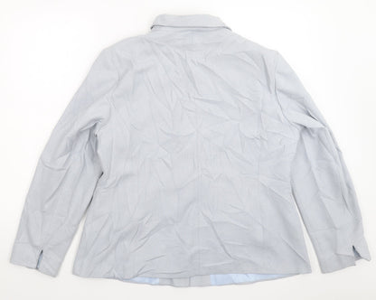 Womens UK Size 20 AMARANTO Regular Grey Blazer