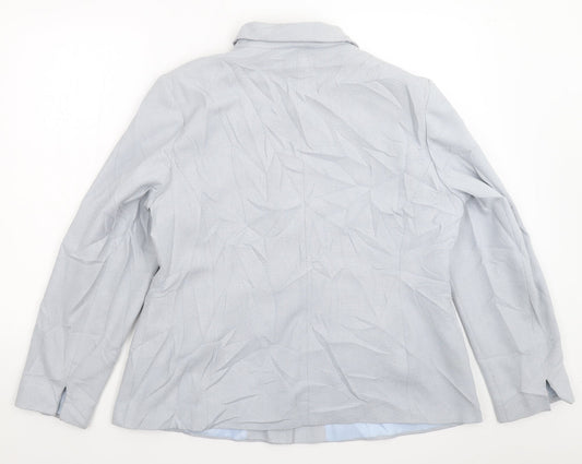 Womens UK Size 20 AMARANTO Regular Grey Blazer