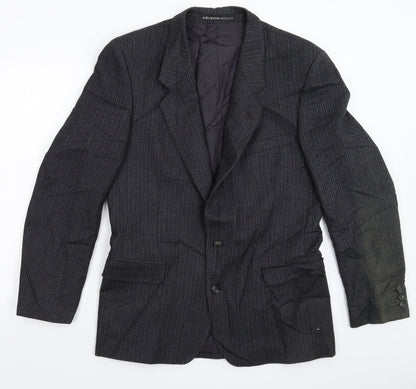 Mens UK Size 38 Burton Regular Black Suit Jacket