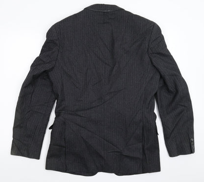Mens UK Size 38 Burton Regular Black Suit Jacket