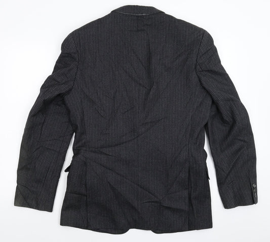 Mens UK Size 38 Burton Regular Black Suit Jacket