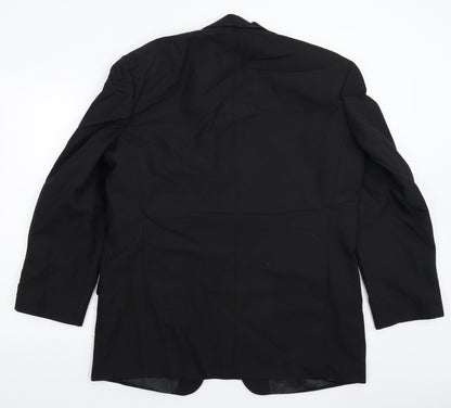 HR Mens Black   Jacket Suit Jacket Size 42