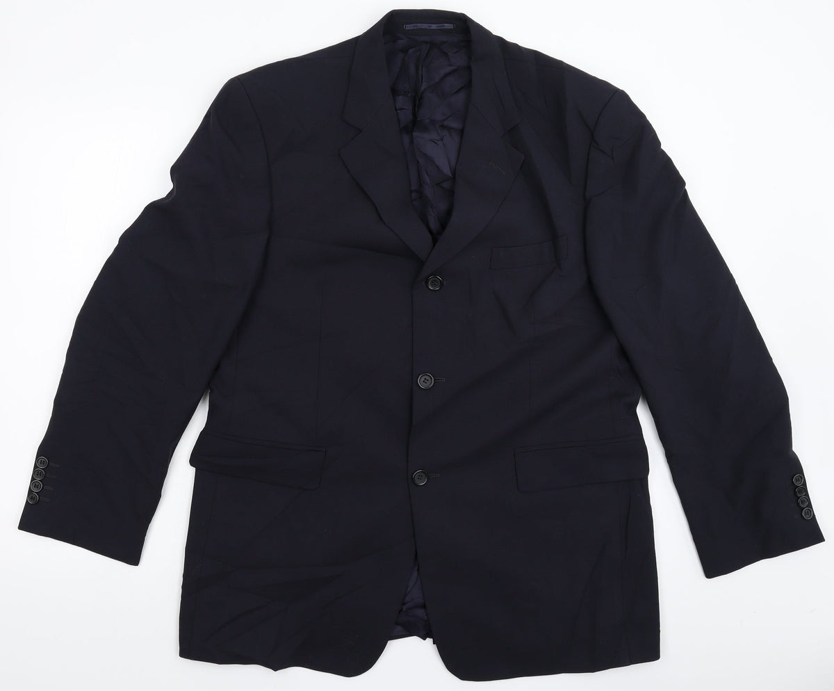 You Mens Blue   Jacket Suit Jacket Size 42