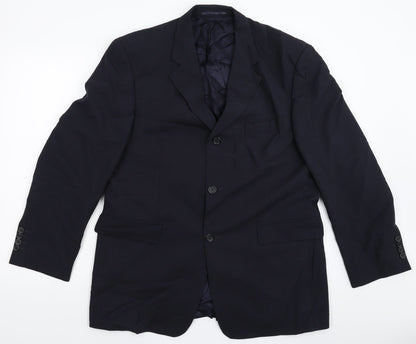 You Mens Blue   Jacket Suit Jacket Size 42