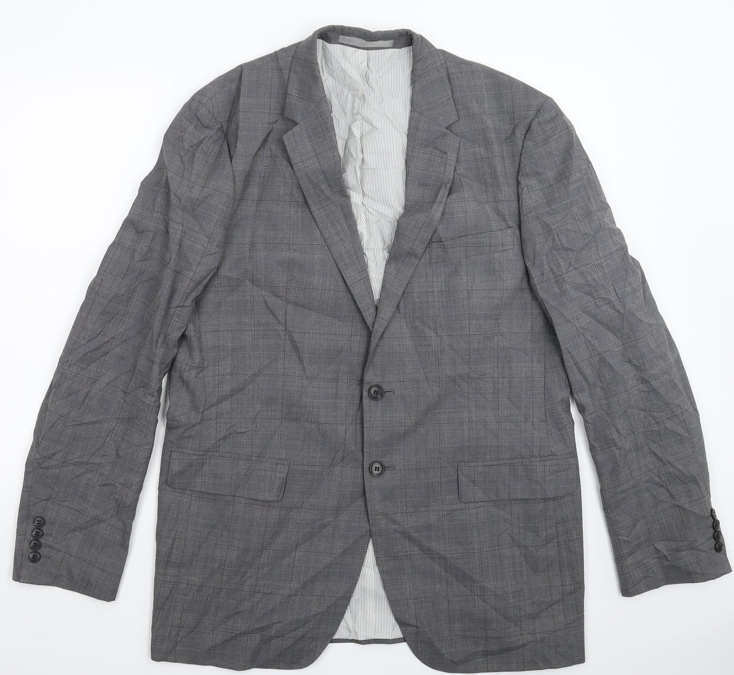 Mens UK Size 42 Marks and Spencer Regular Grey Suit Jacket