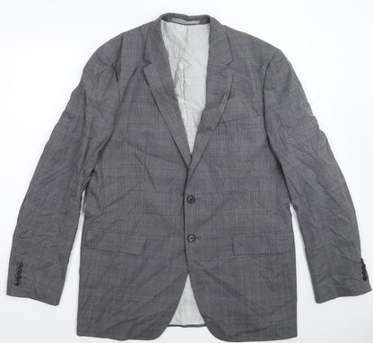 Mens UK Size 42 Marks and Spencer Regular Grey Suit Jacket