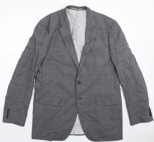 Mens UK Size 42 Marks and Spencer Regular Grey Suit Jacket